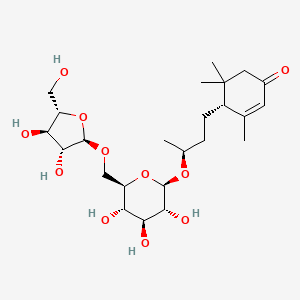 molecular formula C24H40O11 B14012602 Leeaoside 