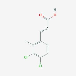 molecular formula C10H8Cl2O2 B1401263 3,4-Dichloro-2-methylcinnamic acid CAS No. 1807351-61-6