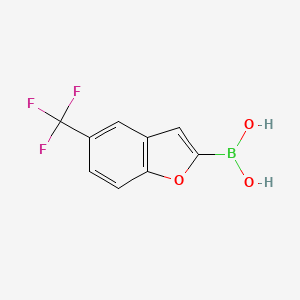 (5-(Trifluoromethyl)benzofuran-2-yl)boronic acid