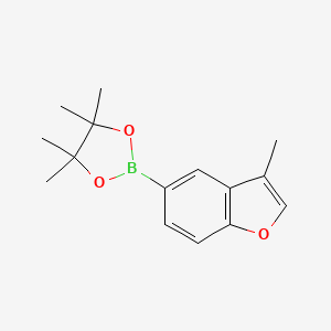 4,4,5,5-Tetramethyl-2-(3-methylbenzofuran-5-yl)-1,3,2-dioxaborolane
