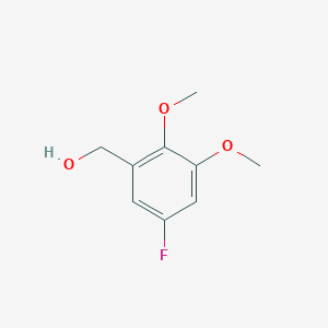molecular formula C9H11FO3 B1401281 (5-Fluoro-2,3-dimethoxyphenyl)methanol CAS No. 1378794-80-9
