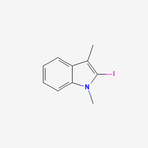 molecular formula C10H10IN B1401288 2-Iodo-1,3-dimethyl-1H-indole CAS No. 37117-32-1