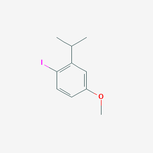 molecular formula C10H13IO B1401289 1-碘-2-异丙基-4-甲氧基苯 CAS No. 31539-90-9