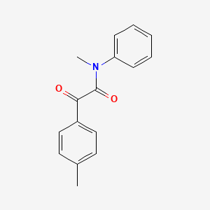 molecular formula C16H15NO2 B14012912 N-methyl-2-(4-methylphenyl)-2-oxo-N-phenylacetamide CAS No. 86896-38-0