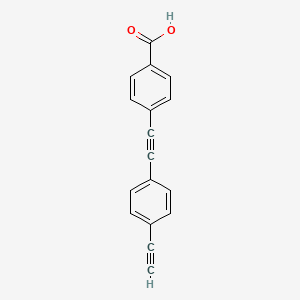 molecular formula C17H10O2 B1401293 4-((4-Ethynylphenyl)ethynyl)benzoic acid CAS No. 866825-55-0