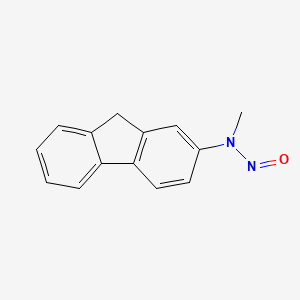 molecular formula C14H12N2O B14012981 n-Methyl-n-nitroso-9h-fluoren-2-amine CAS No. 16699-08-4