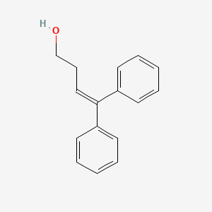 molecular formula C16H16O B14013031 4,4-Diphenylbut-3-en-1-ol CAS No. 76694-24-1