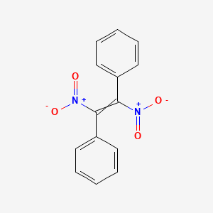 molecular formula C14H10N2O4 B14013056 Dinitrostilbene 