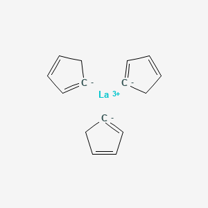 molecular formula C15H15La B14013140 cyclopenta-1,3-diene;lanthanum(3+) 
