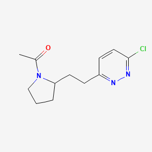 1-(2-(2-(6-Chloropyridazin-3-yl)ethyl)pyrrolidin-1-yl)ethanone