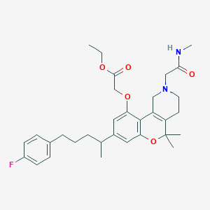 molecular formula C32H41FN2O5 B140132 Ecofembenpa CAS No. 140676-68-2