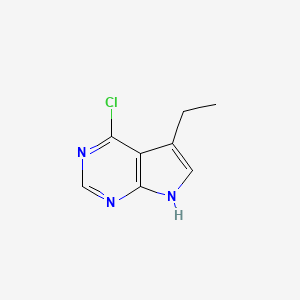 4-chloro-5-ethyl-7H-pyrrolo[2,3-d]pyrimidine