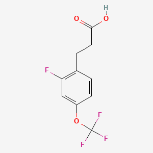 3-[2-Fluoro-4-(trifluoromethoxy)phenyl]propionic acid