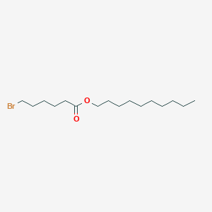 molecular formula C16H31BrO2 B14013339 Decyl 6-bromohexanoate 