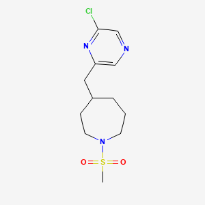 4-((6-Chloropyrazin-2-yl)methyl)-1-(methylsulfonyl)azepane