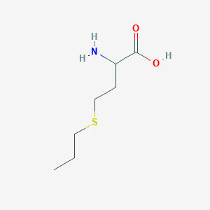 molecular formula C7H15NO2S B14013421 L-Homocysteine, S-propyl- CAS No. 7021-62-7