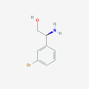 molecular formula C8H10BrNO B1401344 (S)-2-amino-2-(3-bromophenyl)ethanol CAS No. 209963-05-3