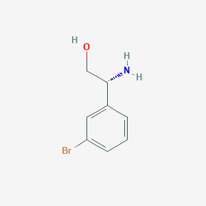 molecular formula C8H10BrNO B1401352 (2R)-2-氨基-2-(3-溴苯基)乙醇 CAS No. 209963-04-2