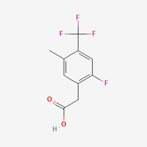 2-Fluoro-5-methyl-4-(trifluoromethyl)phenylacetic acid