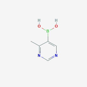 molecular formula C5H7BN2O2 B1401368 (4-Methylpyrimidin-5-YL)boronic acid CAS No. 1337912-87-4