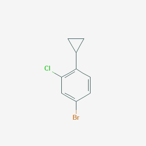 4-Bromo-2-chloro-1-cyclopropylbenzene