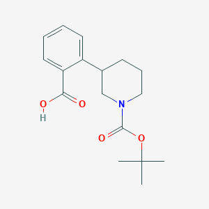2-(1-(Tert-butoxycarbonyl)piperidin-3-yl)benzoic acid