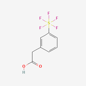 3-(Pentafluorosulfur)phenylacetic acid