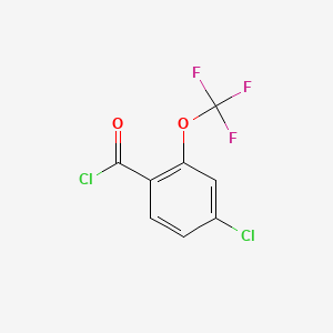 4-Chloro-2-(trifluoromethoxy)benzoyl chloride