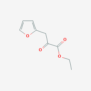 molecular formula C9H10O4 B14013856 Ethyl 3-(furan-2-yl)-2-oxopropanoate 