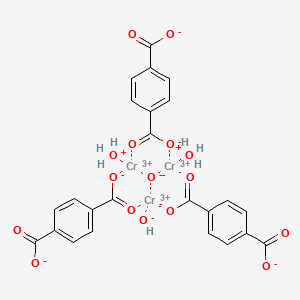 molecular formula C24H19Cr3O16+2 B14013864 MIL-101(Cr) F Free 