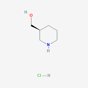 molecular formula C6H14ClNO B1401391 (S)-Piperidin-3-ylmethanol hydrochloride CAS No. 1125551-75-8