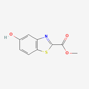molecular formula C9H7NO3S B1401401 Methyl 5-hydroxybenzothiazole-2-carboxylate CAS No. 1261627-37-5