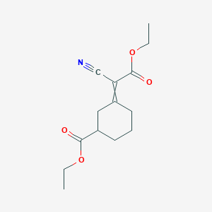 (Z)-Ethyl 3-(1-cyano-2-ethoxy-2-oxoethylidene)-cyclohexanecarboxylate
