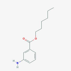 molecular formula C13H19NO2 B14014098 Hexyl 3-aminobenzoate CAS No. 26273-19-8