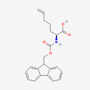 (S)-2-((((9H-Fluoren-9-yl)methoxy)carbonyl)amino)hept-6-enoic acid