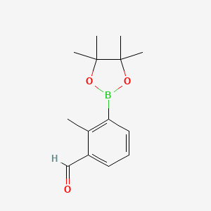 2-Methyl-3-(4,4,5,5-tetramethyl-1,3,2-dioxaborolan-2-yl)benzaldehyde
