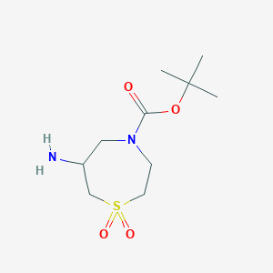 tert-Butyl 6-amino-1,4-thiazepane-4-carboxylate 1,1-dioxide