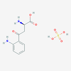 (R)-2-Amino-4-(2-aminophenyl)-4-oxobutanoic acid sulfuric acid (1:1)