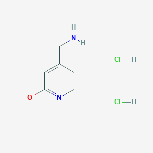 molecular formula C7H12Cl2N2O B1401430 (2-Methoxypyridin-4-yl)methanamine dihydrochloride CAS No. 1029689-75-5