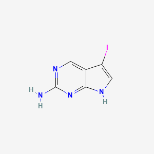 5-Iodo-7H-pyrrolo[2,3-d]pyrimidin-2-amine