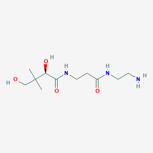 molecular formula C11H23N3O4 B1401441 (R)-N-(3-((2-Aminoethyl)amino)-3-oxopropyl)-2,4-dihydroxy-3,3-dimethylbutanamide CAS No. 943528-71-0