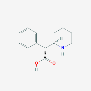 molecular formula C13H17NO2 B140145 L-threo-Ritalinic Acid CAS No. 54631-24-2