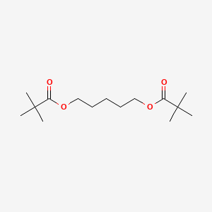 molecular formula C15H28O4 B14014502 Pentane-1,5-diyl bis(2,2-dimethylpropanoate) CAS No. 6624-67-5