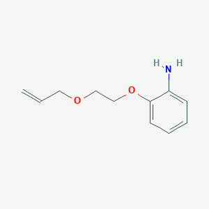 molecular formula C11H15NO2 B14014551 2-(2-(Allyloxy)ethoxy)aniline 