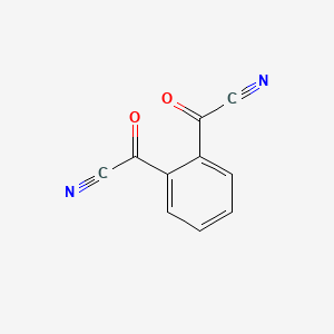 molecular formula C10H4N2O2 B14014579 Benzene-1,2-dicarbonyl cyanide CAS No. 15707-28-5