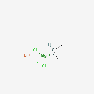 molecular formula C4H9Cl2LiMg B1401458 Lithium;magnesium;butane;dichloride CAS No. 1032768-06-1