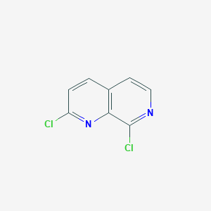 molecular formula C8H4Cl2N2 B14014662 2,8-Dichloro-1,7-naphthyridine 