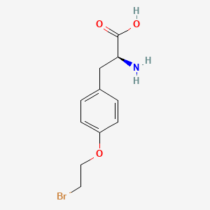 molecular formula C11H14BrNO3 B14014691 O-(2-bromoethyl)-tyrosine 