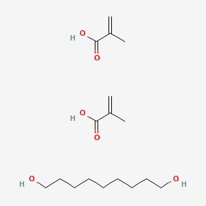 molecular formula C17H32O6 B14014814 2-Methylprop-2-enoic acid;nonane-1,9-diol 
