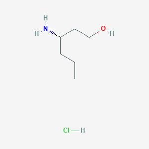 (S)-3-Aminohexan-1-ol hydrochloride